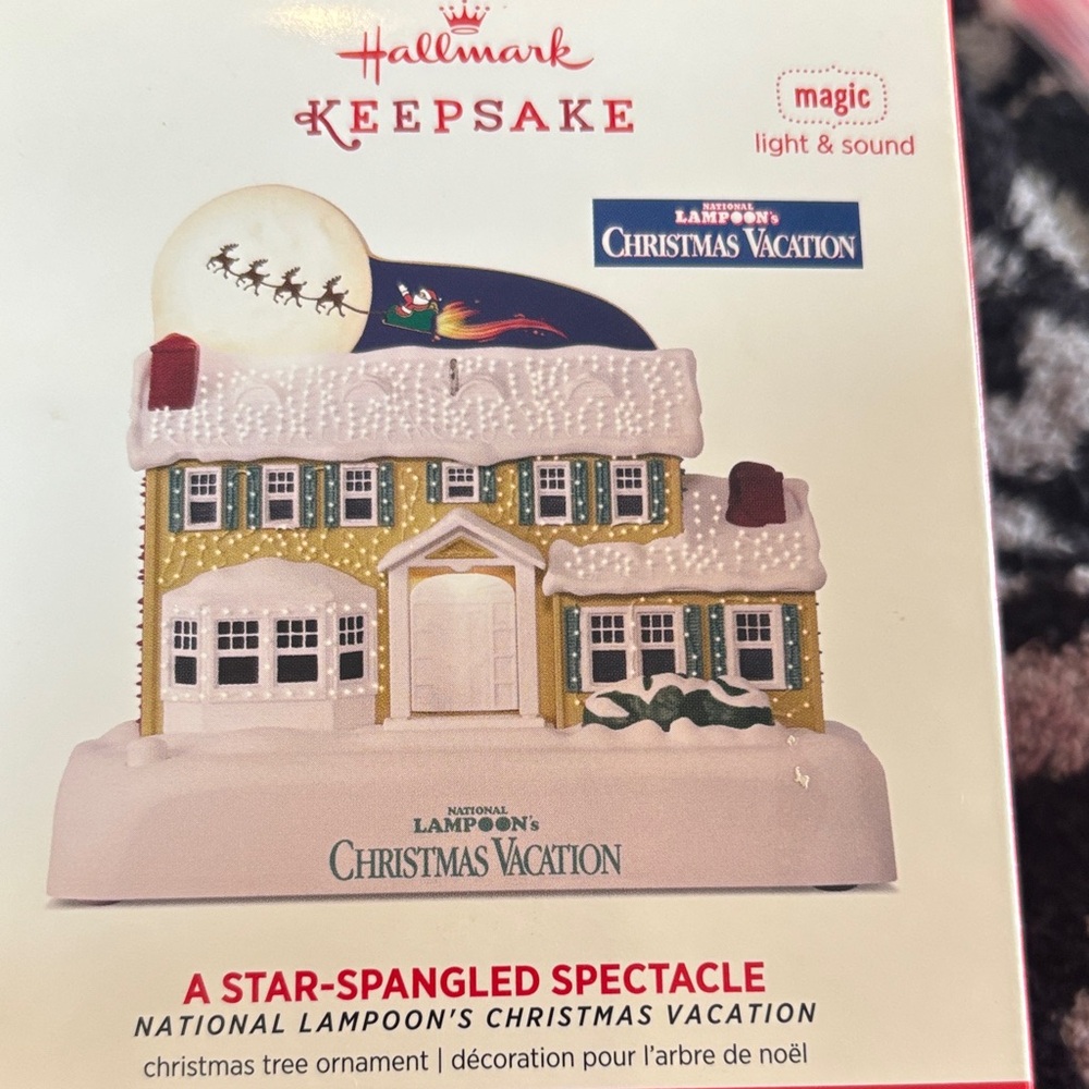 Hallmark Keepsake Christmas Vacation Yellow House Ornament